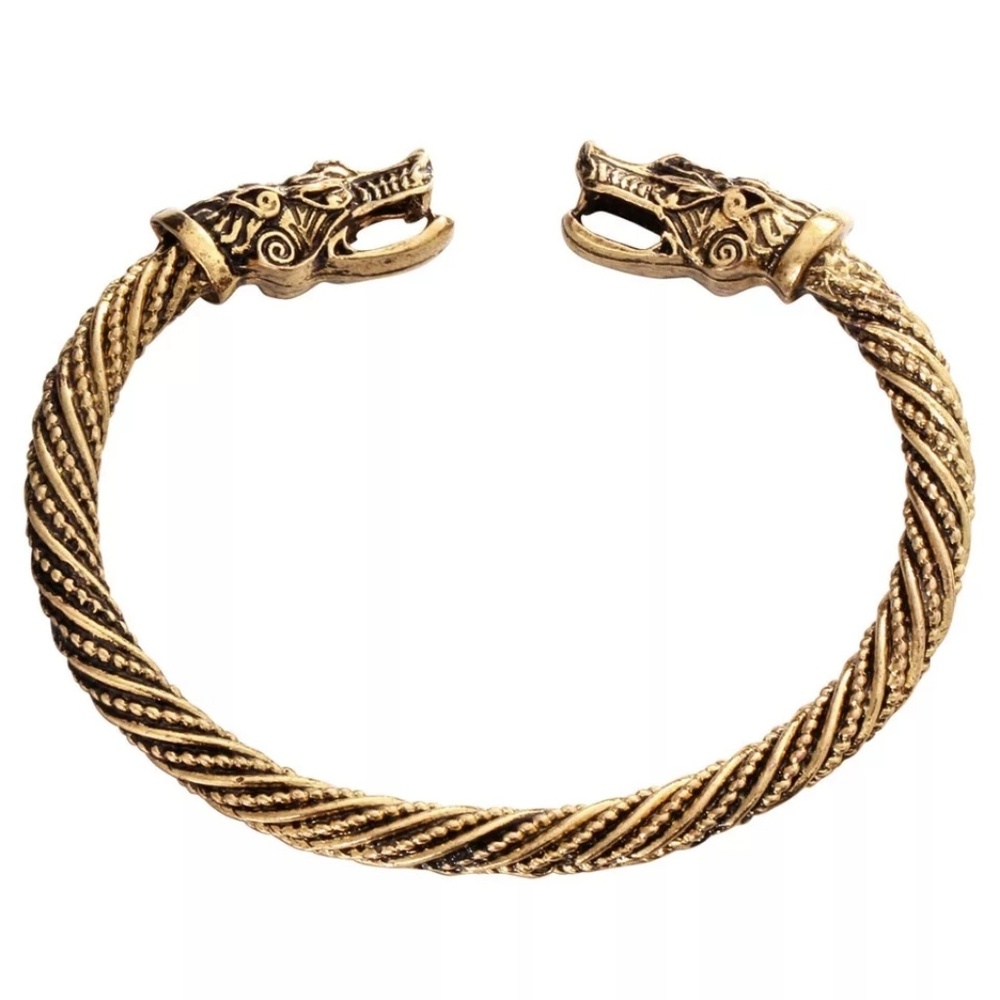 Fenrir Wolves Sacred Viking Arm Ring Bracelet